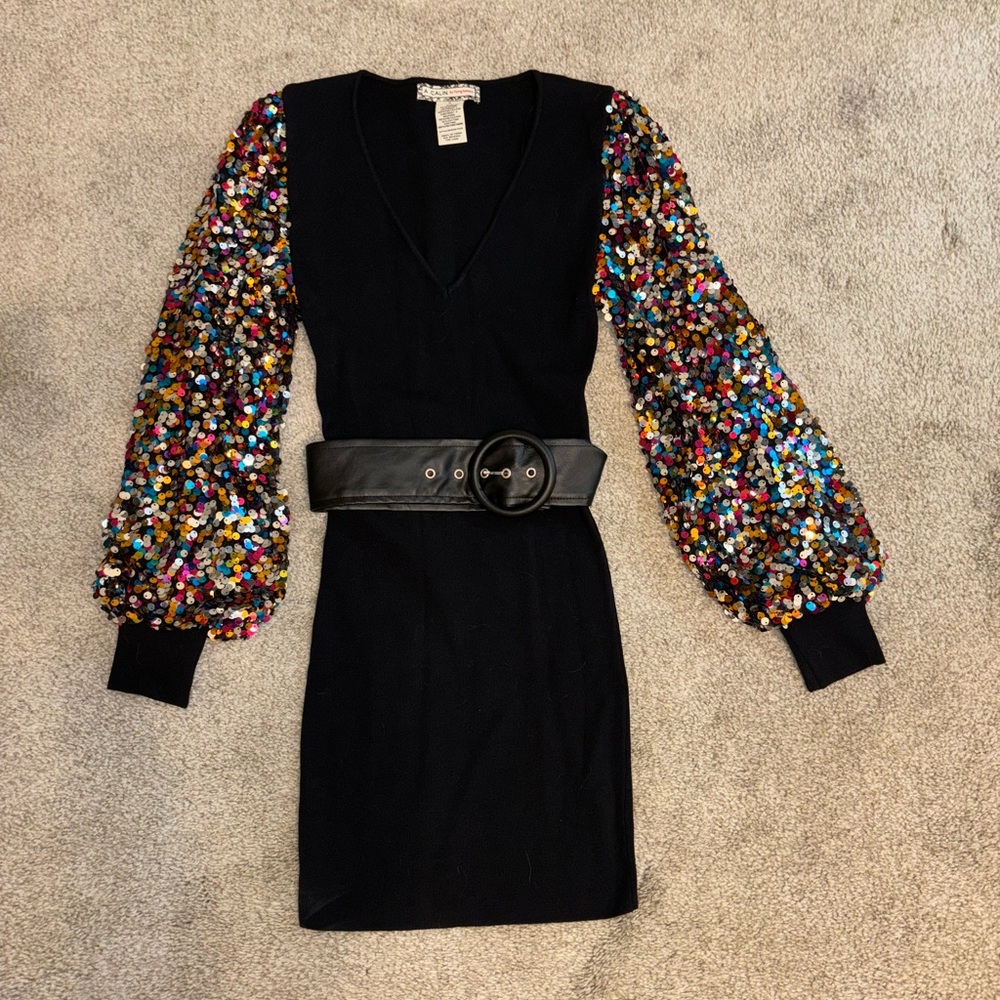 Sparkle Black Dress